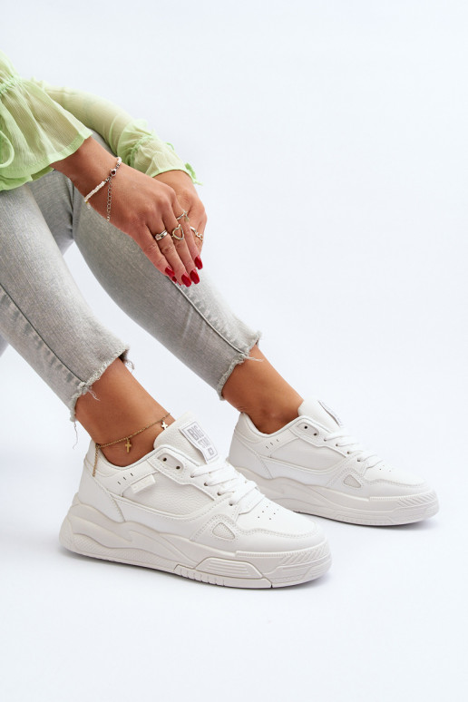 Sieviešu Sneakers modeļa apavi Big Star NN274667 baltas krāsas
