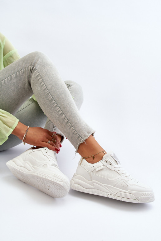 Sieviešu Sneakers modeļa apavi Big Star NN274667 baltas krāsas