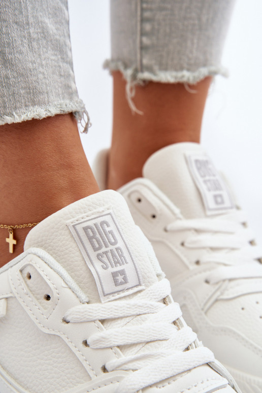 Sieviešu Sneakers modeļa apavi Big Star NN274667 baltas krāsas