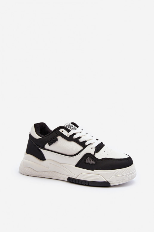 Sieviešu Sneakers modeļa apavi Big Star NN274669 Baltas-melnas krāsas