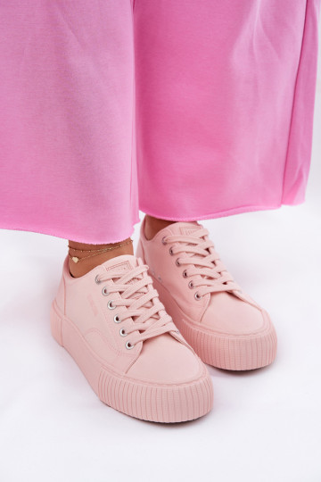 Auduma sieviešu puszābaki Big Star RR274404 Rozā krāsas