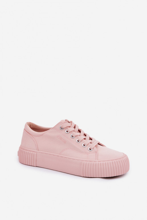 Auduma sieviešu puszābaki Big Star RR274404 Rozā krāsas