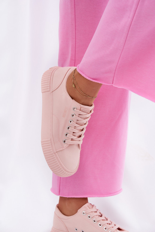 Auduma sieviešu puszābaki Big Star RR274404 Rozā krāsas