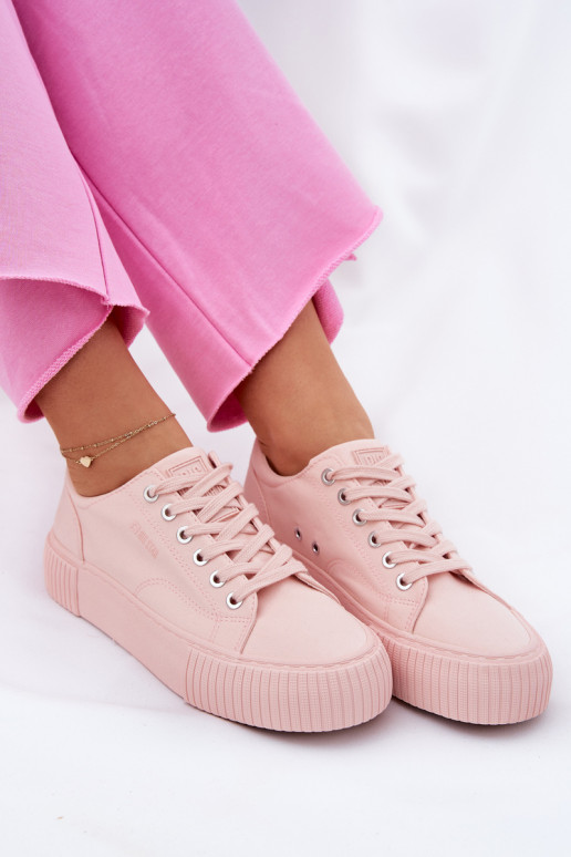 Auduma sieviešu puszābaki Big Star RR274404 Rozā krāsas