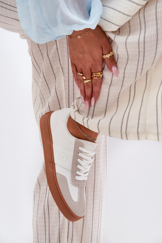 Sneakers modeļa apavi Sieviešu Big Star RR274804 baltas krāsas