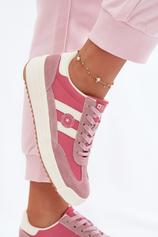 Sneakers modeļa apavi Sieviešu Big Star TT274160 Rozā krāsas