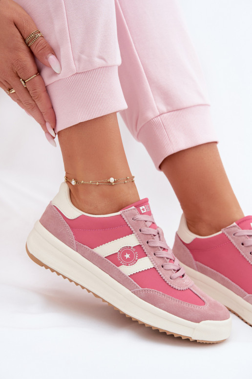 Sneakers modeļa apavi Sieviešu Big Star TT274160 Rozā krāsas