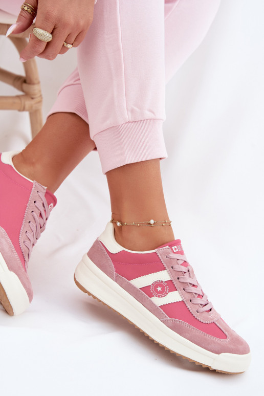 Sneakers modeļa apavi Sieviešu Big Star TT274160 Rozā krāsas