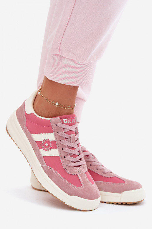 Sneakers modeļa apavi Sieviešu Big Star TT274160 Rozā krāsas