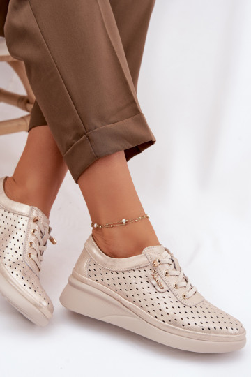 Āda Ažūrs apavi Sieviešu Vinceza 79603 Zelta krāsas