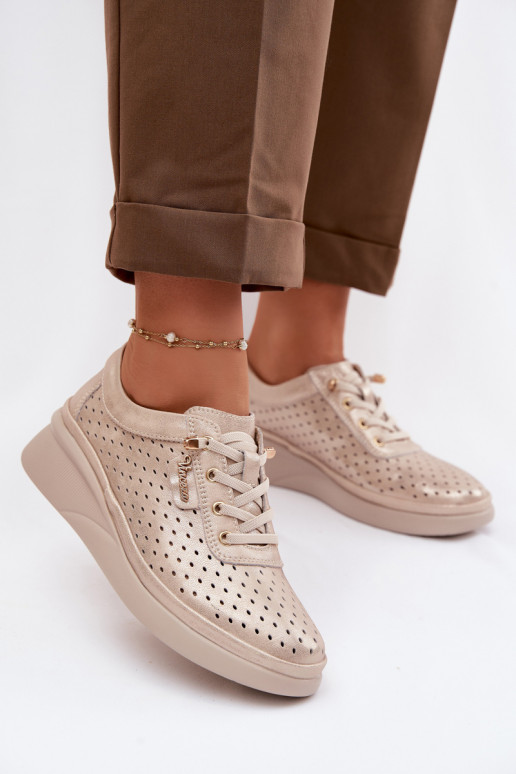 Āda Ažūrs apavi Sieviešu Vinceza 79603 Zelta krāsas