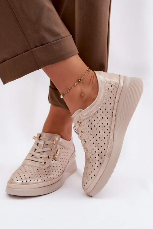 Āda Ažūrs apavi Sieviešu Vinceza 79603 Zelta krāsas