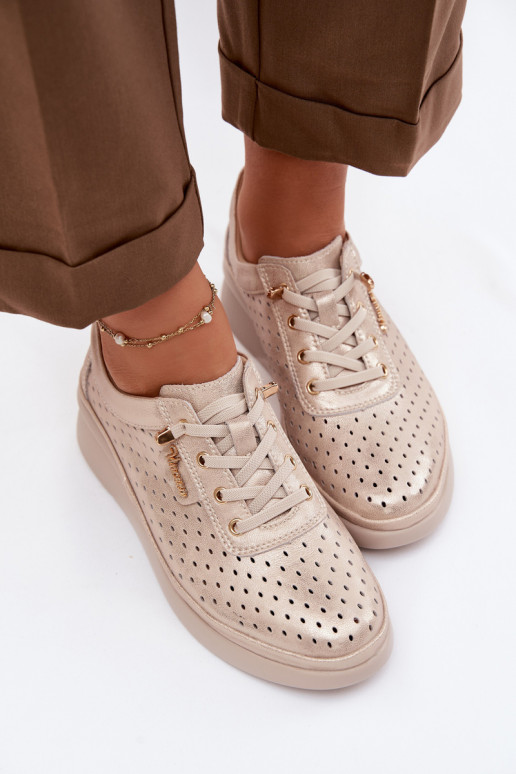 Āda Ažūrs apavi Sieviešu Vinceza 79603 Zelta krāsas