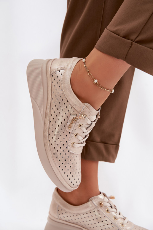 Āda Ažūrs apavi Sieviešu Vinceza 79603 Zelta krāsas