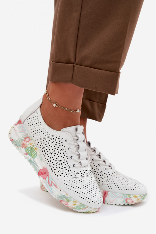 Ažūra zamšādas apavi Sieviešu Vinceza 79603 smilšu krāsas