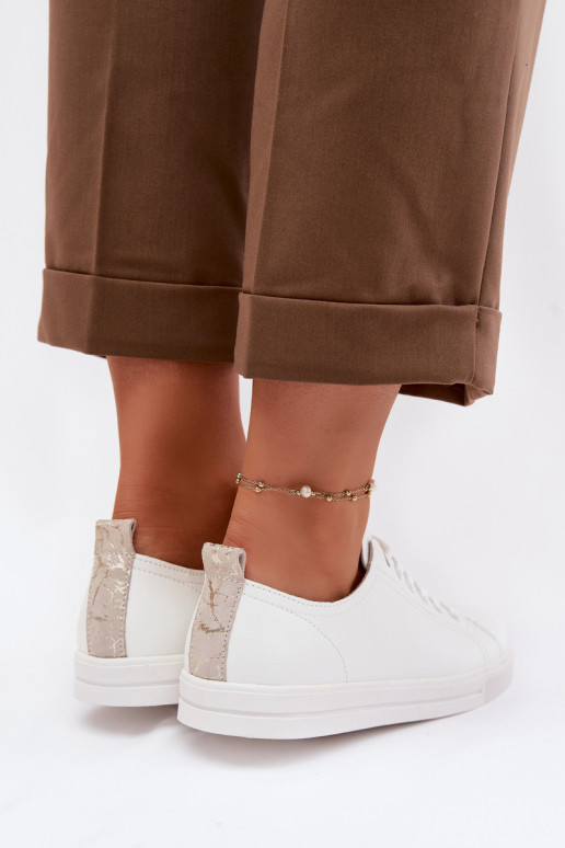 Āda sieviešu puszābaki Vinceza 79536 baltas krāsas