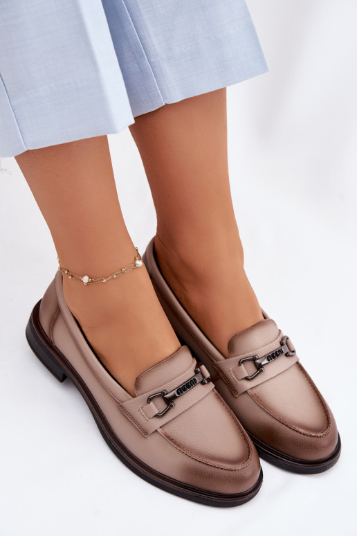 Āda sieviešu mokasīni Vinceza 39983 smilšu krāsas