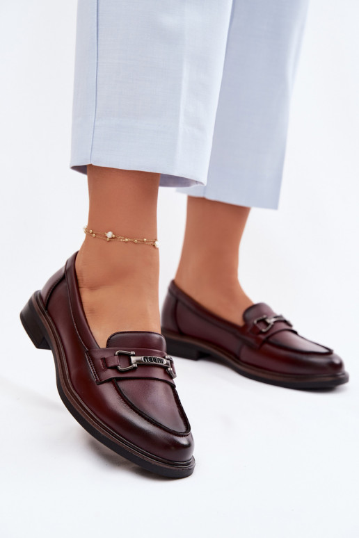 Āda sieviešu mokasīni Vinceza 39983 brūnas krāsas