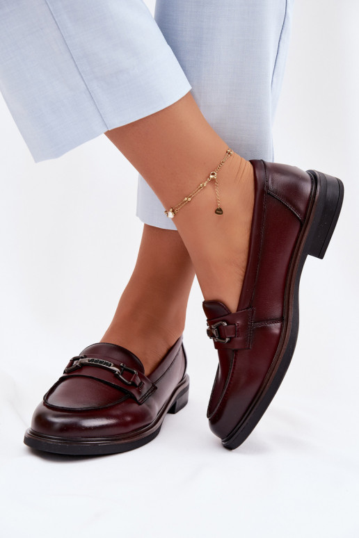 Āda sieviešu mokasīni Vinceza 39983 brūnas krāsas