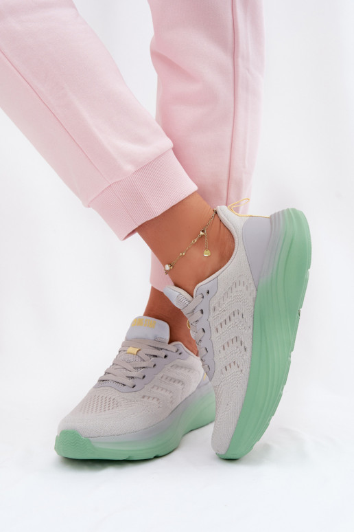 sporta apavi Sieviešu Big Star TT274048 Pelēkas krāsas