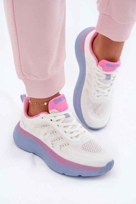 sporta apavi Sieviešu Big Star TT274046 baltas krāsas