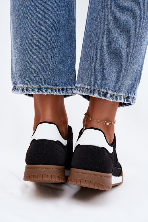 Sneakers modeļa apavi Sieviešu Big Star TT274909 melnas krāsas