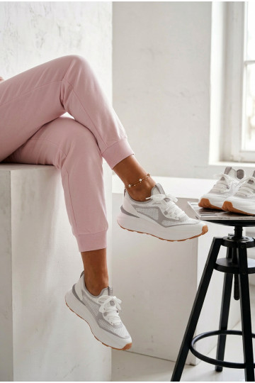 sporta apavi Sieviešu Big Star TT274570 HI-POLY SYSTEM baltas krāsas