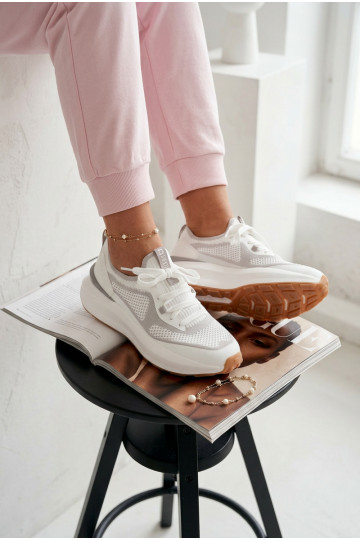 sporta apavi Sieviešu Big Star TT274570 HI-POLY SYSTEM baltas krāsas 2