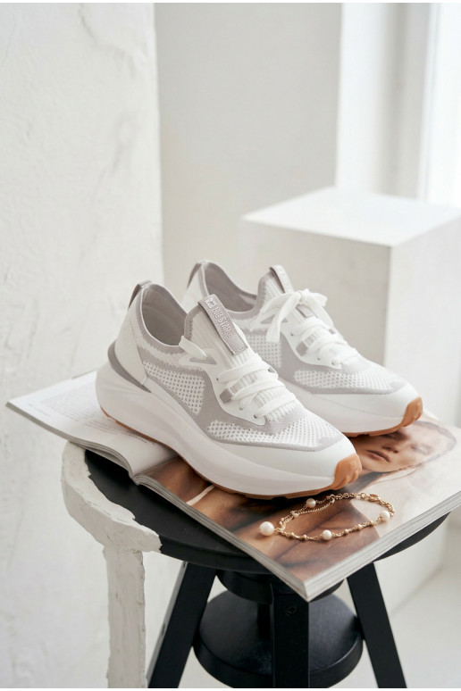 sporta apavi Sieviešu Big Star TT274570 HI-POLY SYSTEM baltas krāsas