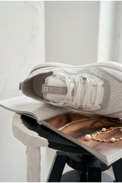 sporta apavi Sieviešu Big Star TT274570 HI-POLY SYSTEM baltas krāsas