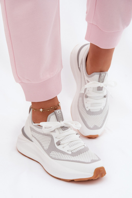 sporta apavi Sieviešu Big Star TT274570 HI-POLY SYSTEM baltas krāsas