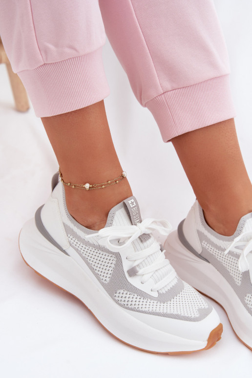 sporta apavi Sieviešu Big Star TT274570 HI-POLY SYSTEM baltas krāsas