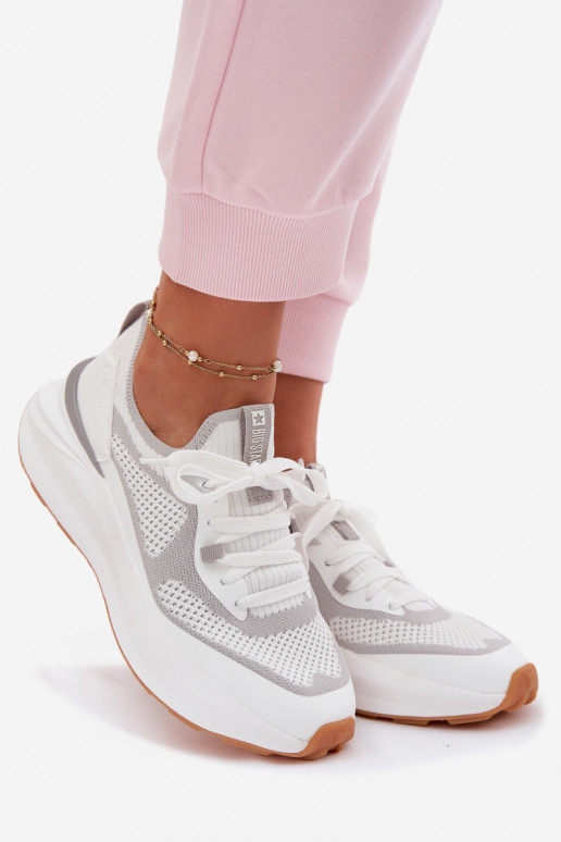 sporta apavi Sieviešu Big Star TT274570 HI-POLY SYSTEM baltas krāsas