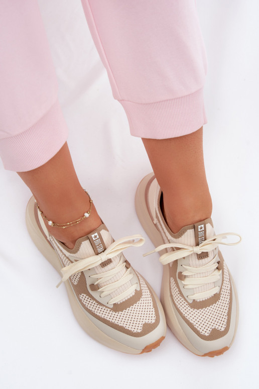 sporta apavi Sieviešu Big Star TT274571 HI-POLY SYSTEM smilšu krāsas