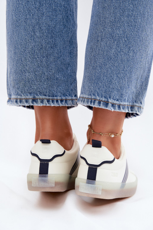 Eko Āda Sneakers modeļa apavi Sieviešu Big Star TT274306 baltas krāsas