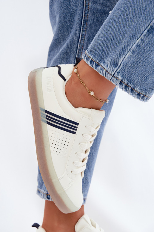 Eko Āda Sneakers modeļa apavi Sieviešu Big Star TT274306 baltas krāsas