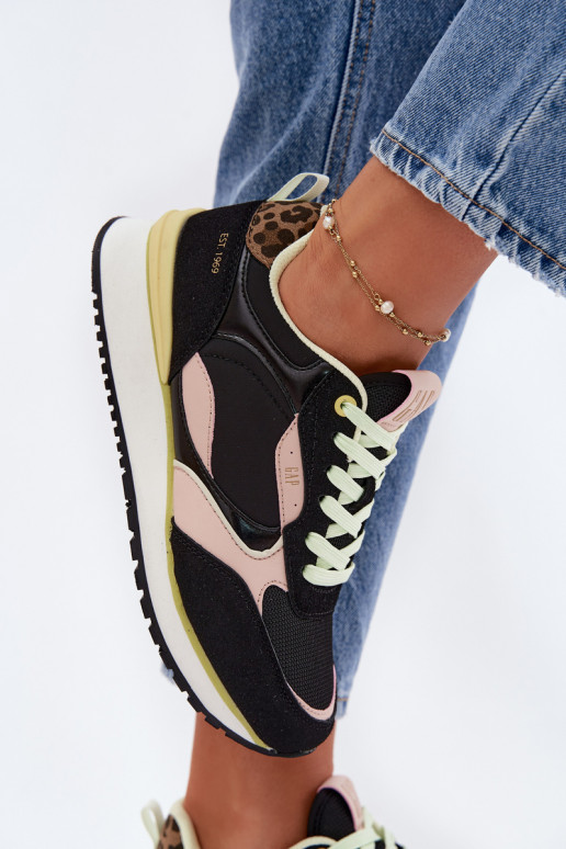 Sneakers modeļa apavi Sieviešu GAP INONDER SPIRIT CITY GP6135290003 melnas krāsas