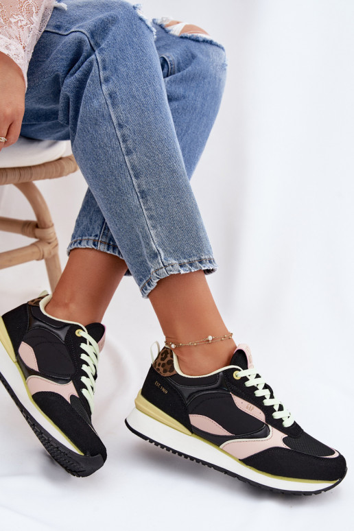 Sneakers modeļa apavi Sieviešu GAP INONDER SPIRIT CITY GP6135290003 melnas krāsas