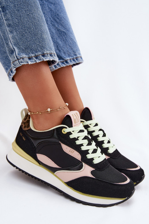 Sneakers modeļa apavi Sieviešu GAP INONDER SPIRIT CITY GP6135290003 melnas krāsas