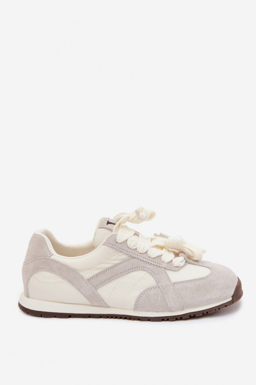 zamšādas Sneakers modeļa apavi Sieviešu Vinceza 86427 Pelēkas krāsas