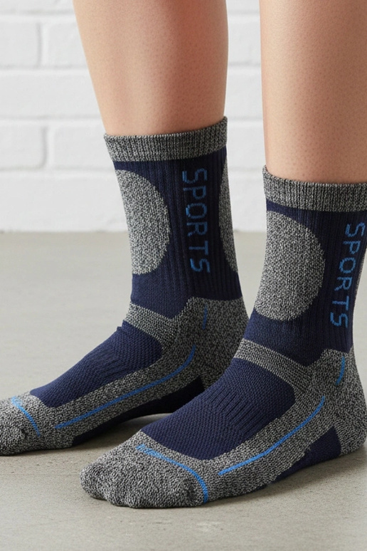 Zilas vīriešu siltās zeķes Nerput