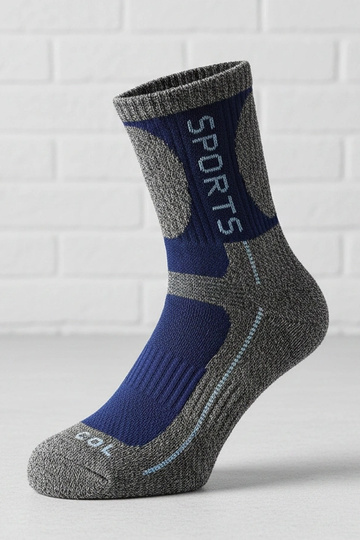 Pelēkas silti zeķes ar...