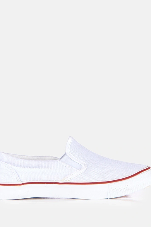 Baltie bērnu sporta apavi bez šņorēm...