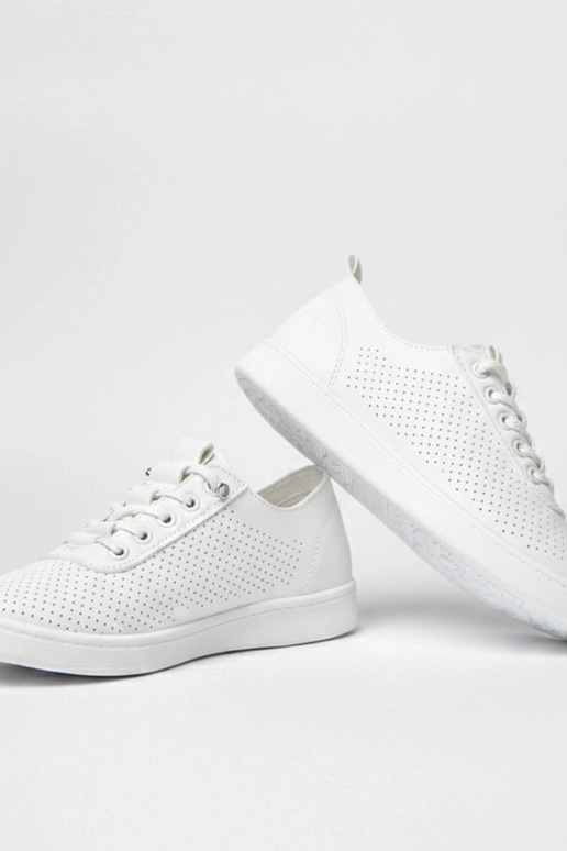 Baltie ieliekamie perforētie sporta...