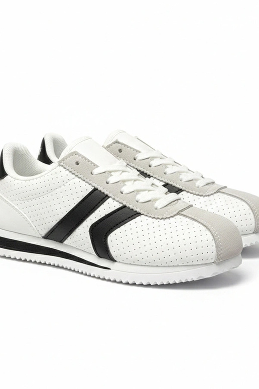 Baltie-melnie sporta apavi Camille