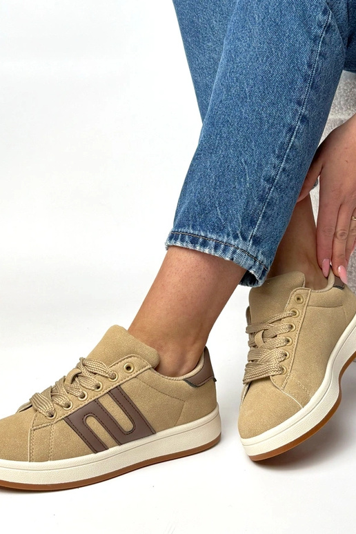 Tumši smilškrāsas ikdienas apavi...