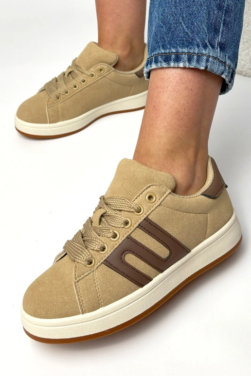 Tumši smilškrāsas ikdienas apavi...