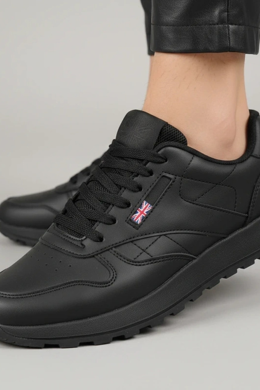 Melnie ikdienas sporta apavi ar...