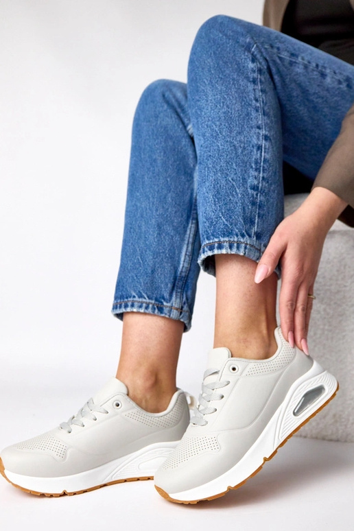 Pelēki sporta apavi ar biezu zoli Sylvie