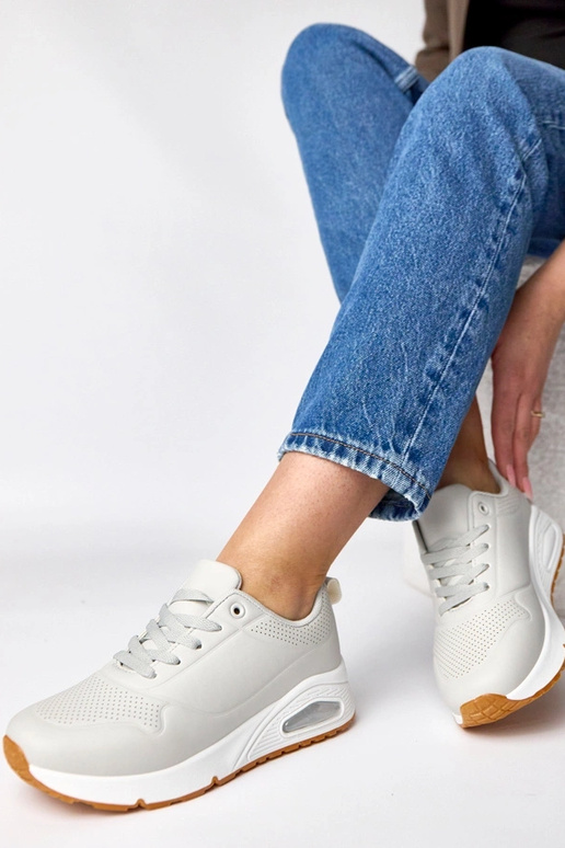 Pelēki sporta apavi ar biezu zoli Sylvie